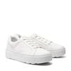 Sneaker TIMBERLAND "LAUREL COURT LOW LACE UP SNEAKER", Gr. 40, weiß canvas, Textil, sportlich, Schuhe