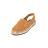 Espadrille MARC O'POLO "aus Suede-Ziegenleder", Damen, Gr. 39, braun (cognac), Obermaterial: 100% Leder (Ziege), unifarben, Schuhe