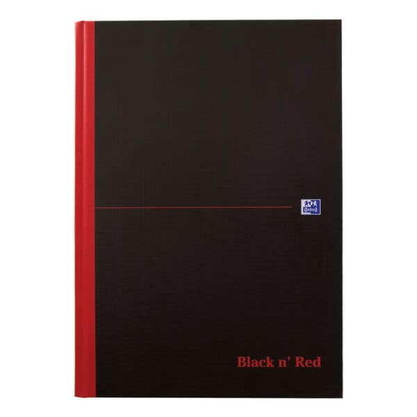 Oxford Notizbuch A4 »Black n' Red« schwarz Image