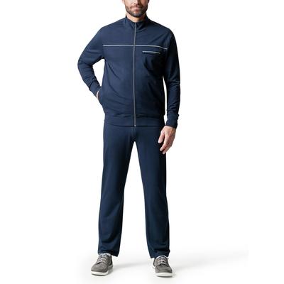 Walbusch Herren Jogging-Anzug Sommerleicht Blau gestreift Image