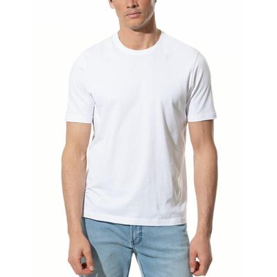 Walbusch Herren T-Shirt Rundhalsausschnitt Weiß