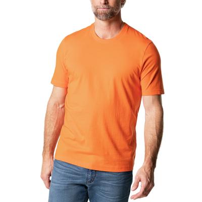 Walbusch Herren T-Shirt Rundhalsausschnitt Orange Image