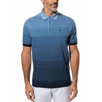 Walbusch Herren Ombre Streifen-Polohemd Hitzefrei Blau gestreift Image