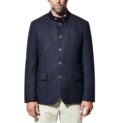 Walbusch Herren Lodenjanker Blau