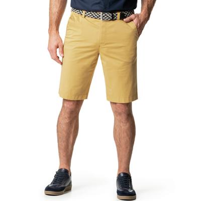 Walbusch Herren Bügelfrei-Stretchbund-Bermudas Gelb Image