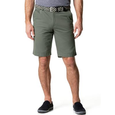 Walbusch Herren Bügelfrei-Stretchbund-Bermudas Grün Image