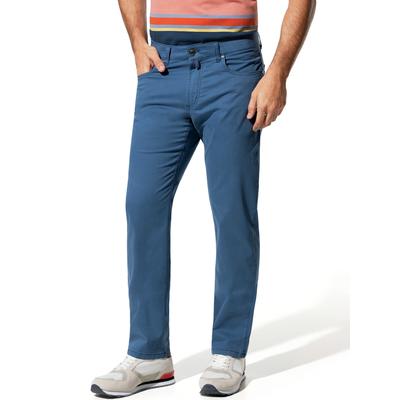 Walbusch Herren Bügelfrei High Stretch Five-Pocket Blau Image