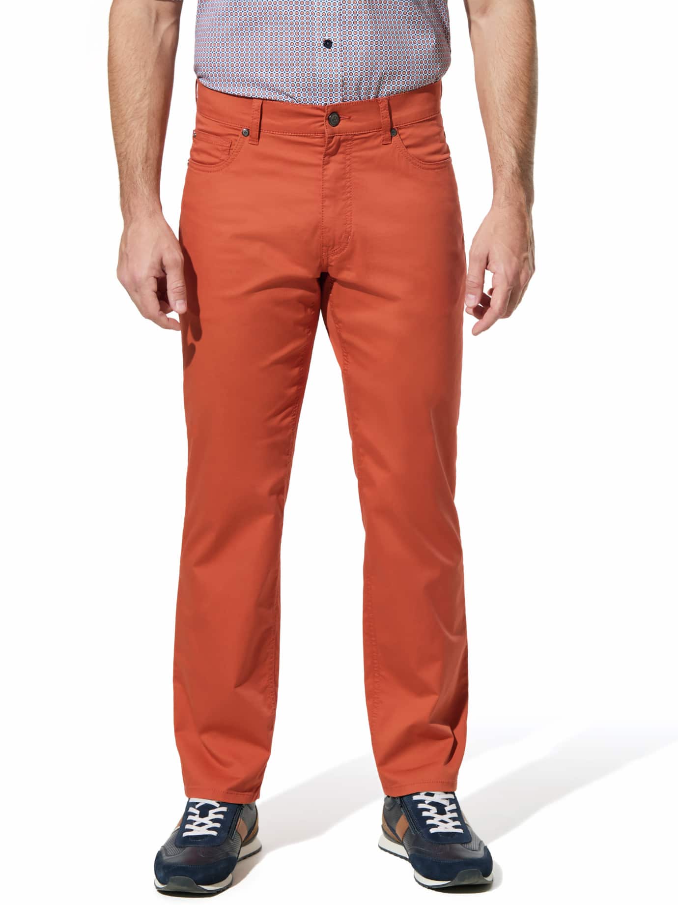 Walbusch Herren Ultraleicht Five Pocket Orange