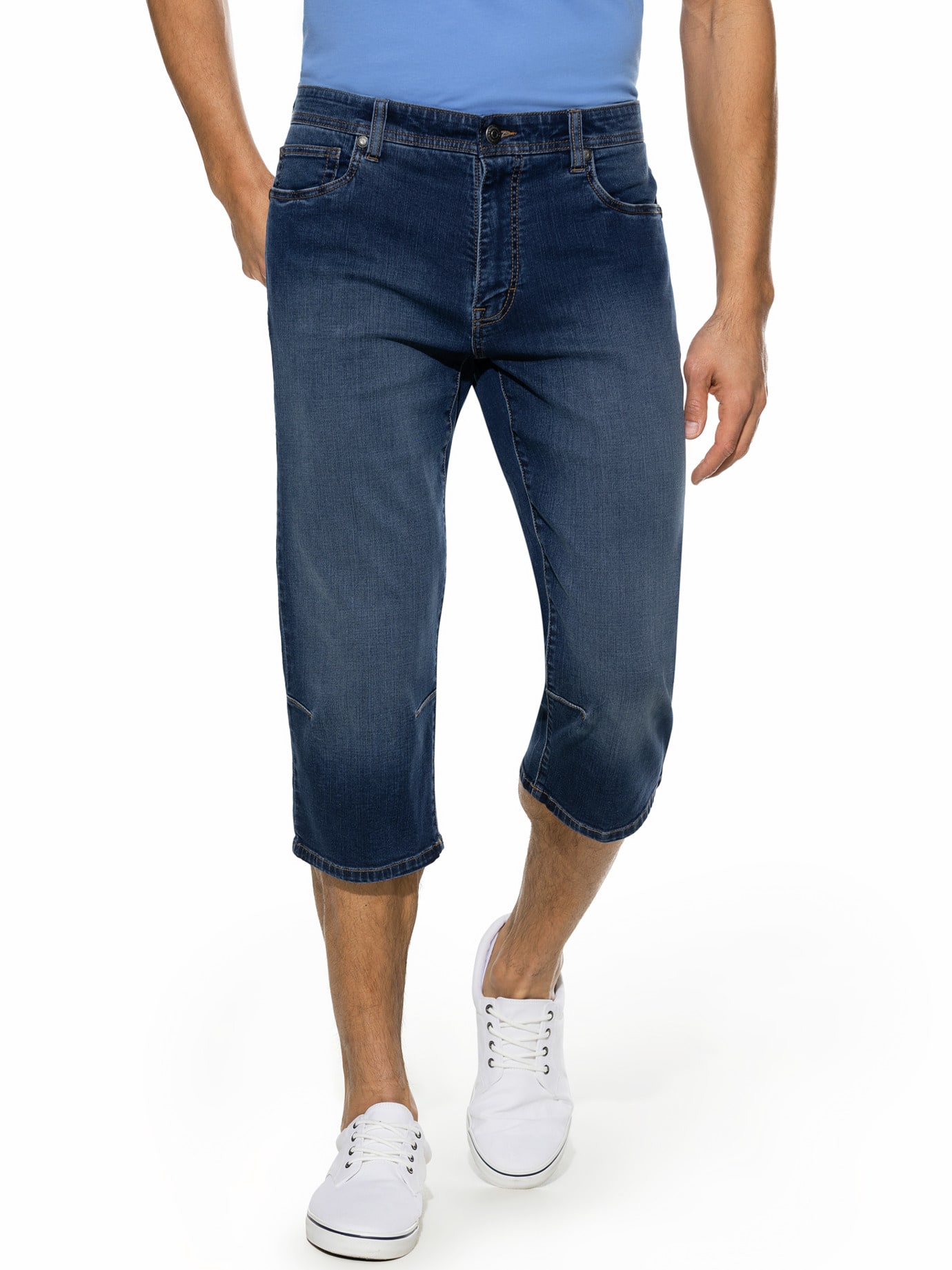 Walbusch Herren Ultralight 7/8-Jeans 2.0 Blau