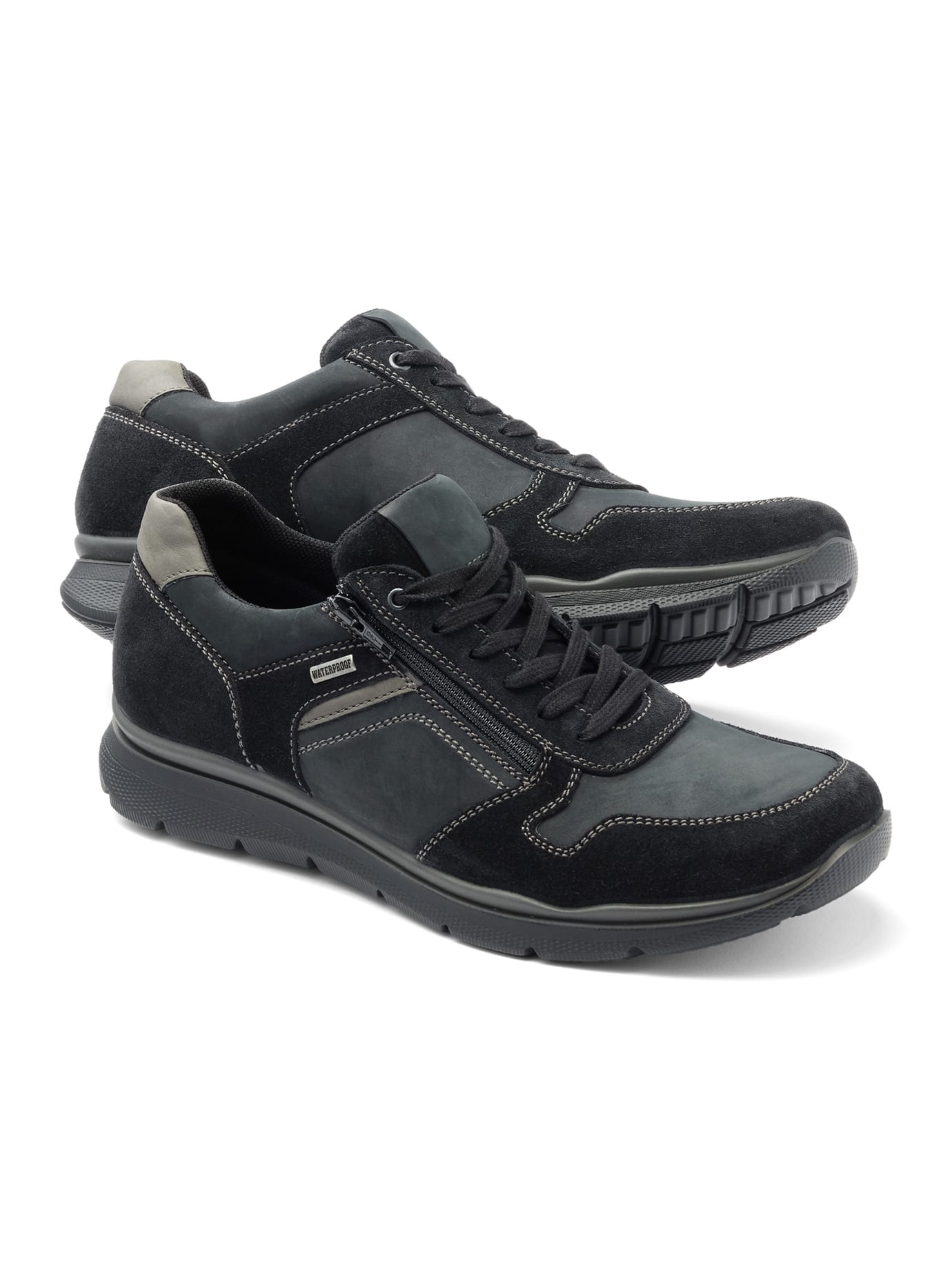 Walbusch Herren Aquastop Sneakers Schwarz