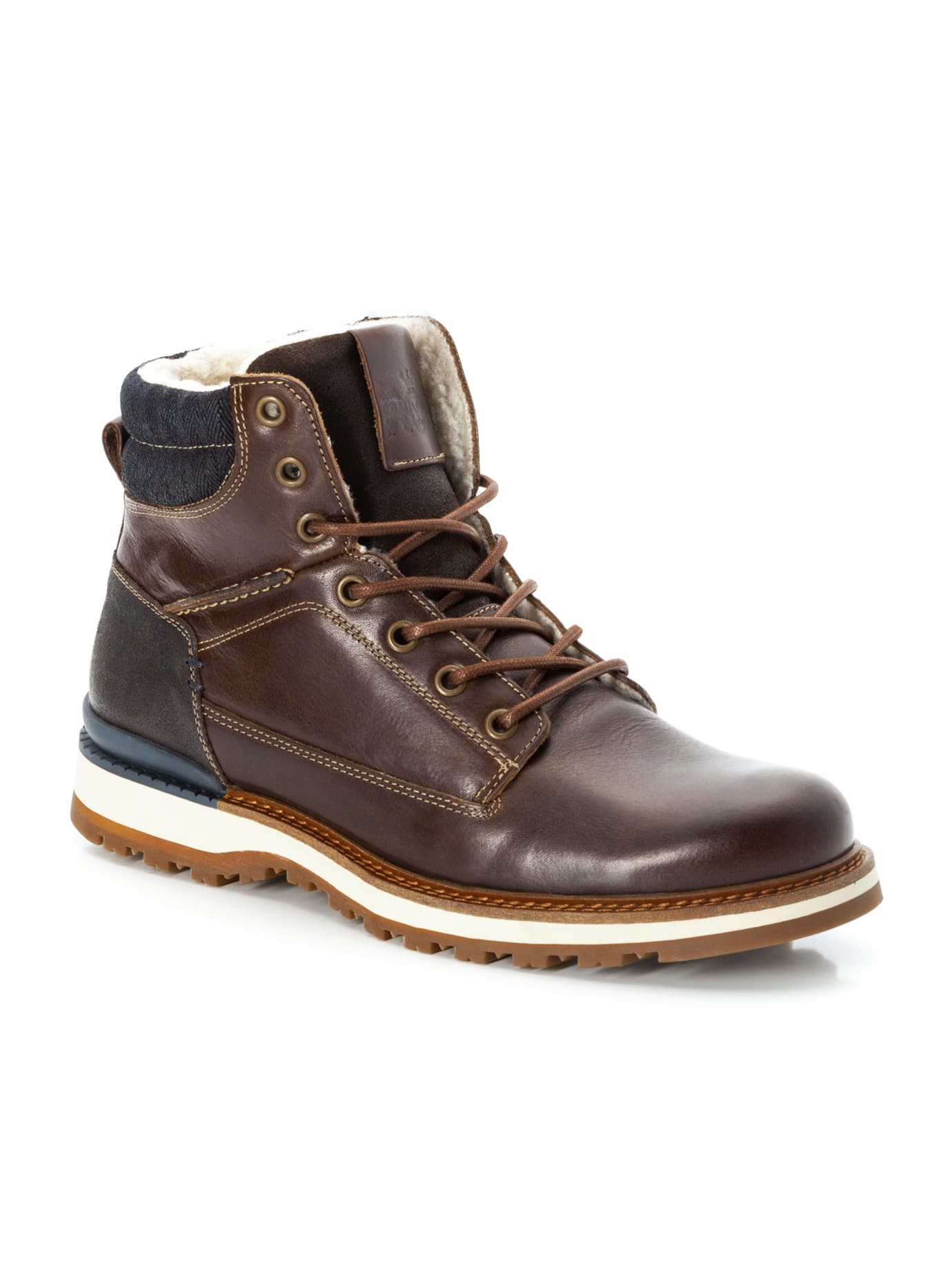 Walbusch Herren Thermo Stiefel Braun