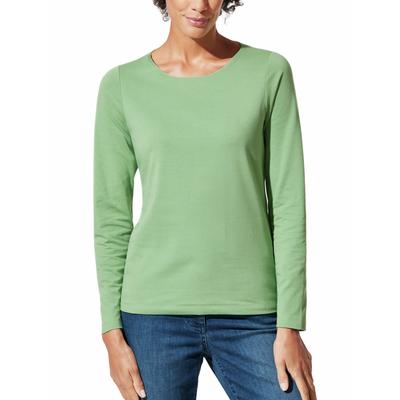 Walbusch Damen Baumwollshirt Double Gruen Image
