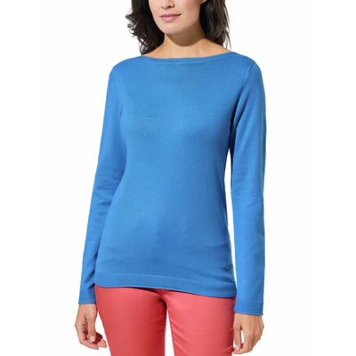 Walbusch Damen U-Boot-Pullover Hautschmeichler Hellblau Image