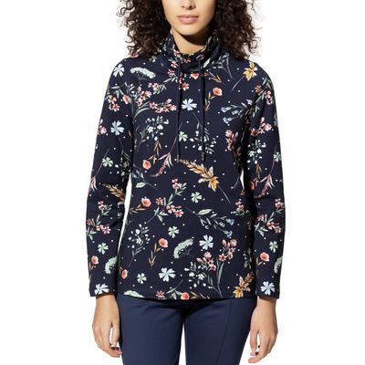 Walbusch Damen Baumwoll-Sweatshirt Blau geblümt Image