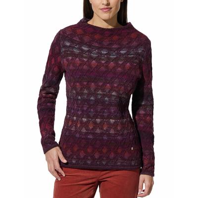 Walbusch Damen Jacquard-Pullover Degradee Lila mehrfarbig Image