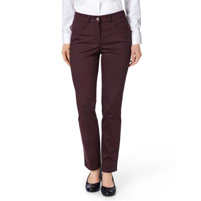 Walbusch Damen Bügelfrei Baumwoll-Hose Rot Image