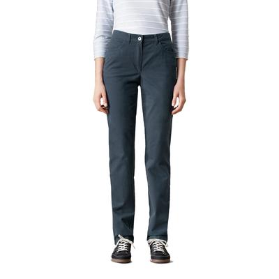 Walbusch Damen Bügelfrei Cotton Hose Blau Image
