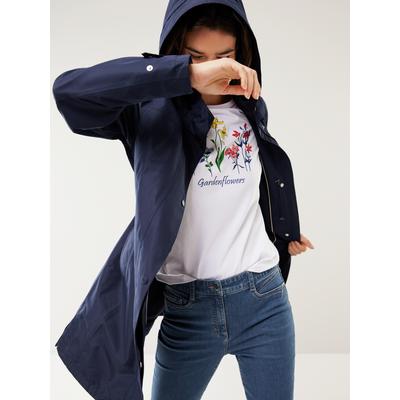 Walbusch Damen Aquastop Kurz-Mantel Air Condition Blau