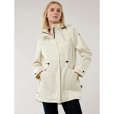 Walbusch Damen Aquastop langer Anorak Crinkle 2.0 Beige Image