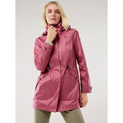 Walbusch Damen Aquastop langer Anorak Crinkle 2.0 Rose Image
