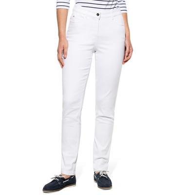 Walbusch Damen Jeans Bestform Weiss Image