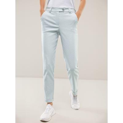 Walbusch Damen Kombi Jacquardhose Hellblau Image