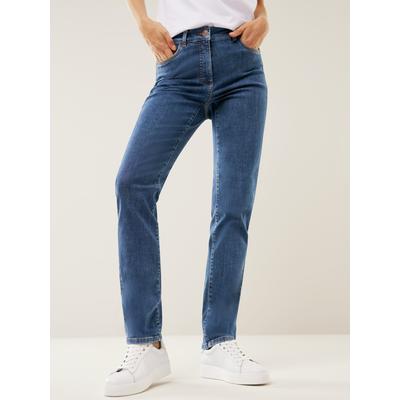 Walbusch Damen Passform-Jeans Slim Fit Blau Image