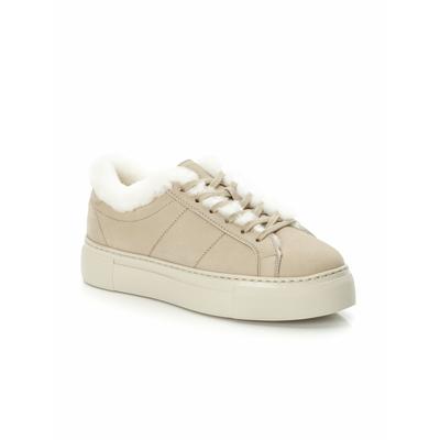 Walbusch Damen Lammfell City-Sneaker Beige noch offen: Muster Image
