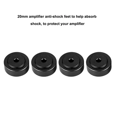 4PCS 20*8mm Aluminum Alloy Amplifier Feet Shock Absorber Amplifier Pads Feet