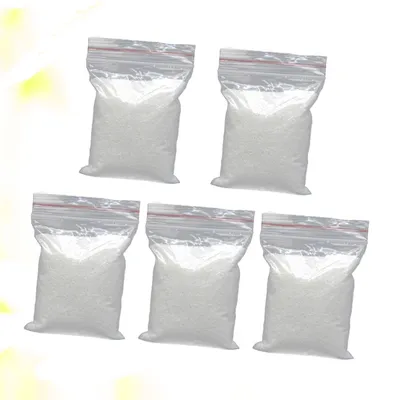 5 Packs Aquarium Sand Quartz 10kg for Fish White Tank Decoration Pebbles Bagged Substrate