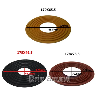 2pcs 170x65.5/175x49.5/178x75.5mm Elastic Wave Loudspeaker Subwoofer Woofer Bass Speaker Repair