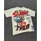 High Street Retro Fashion Anime Letter Print T-shirt for Men Y2k Goth Harajuku Hip Hop Fashion Couple Casual Oversized Shirt