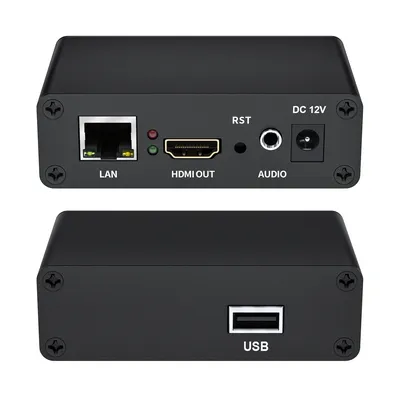 UNISHEEN JM1000 Low Cost Stream H.265 H.264 RTSP SRT RTSP Rtmp USB Flash Disk Player IP to HDMI