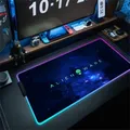XXL Grande PC Gamer Tastiera Scrivania Zerbino 900x400 RGB Alienware Gaming Mouse Pad LED Accessori Per Computer Tapis De Souris Mousepads