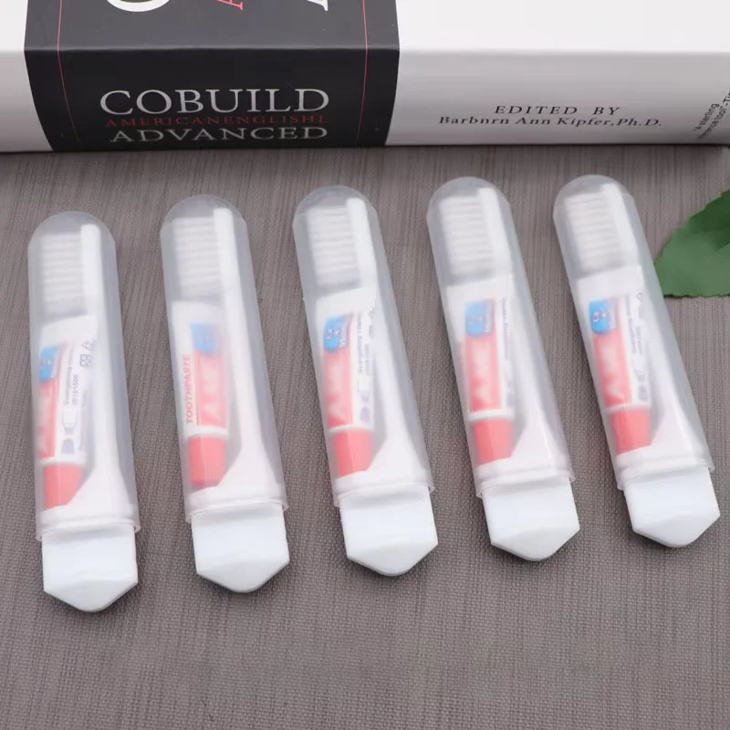 5/10PC Portatile Mini Spazzolino Da Viaggio Set di Dentifricio Per Adulti Campo In Uscita Spazzolino Da Denti Usa E Getta Bagliere Pulizia Profonda Igiene Orale