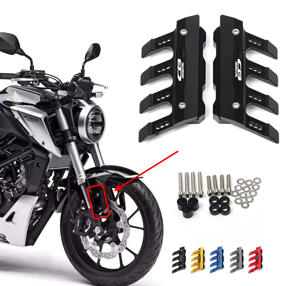 Per HONDA CB300R CB 300R parafango moto protezione forcella anteriore blocco protezione parafango anteriore accessori cursore anticaduta