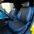 Vestibilità personalizzata per 2015-2024 Coprisedili per auto Mustang Coupe per 4 posti Mustang Coupe GT Coprisedili anteriori e posteriori