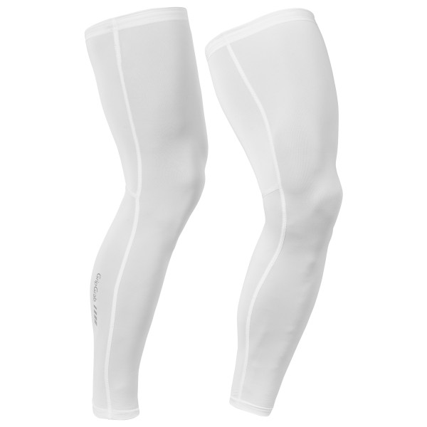 GripGrab - UPF 50+ UV Protect Leg Sleeves - Beinlinge Gr M grau/weiß