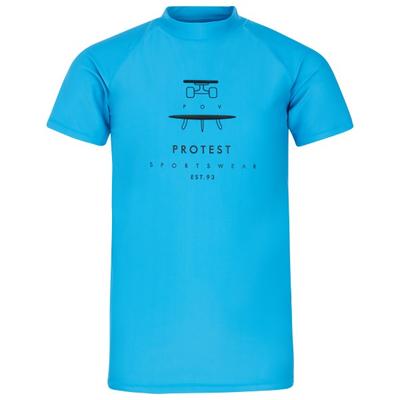 Protest - Kid's PRTEric Rashguard Short Sleeve - Lycra Gr 128 blau Image
