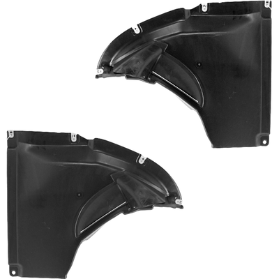 Replacement Fender Liner, Front, Driver & Passenger Side, Front Section, 1-year unlimited-mileage warranty SET-RB22210061Q