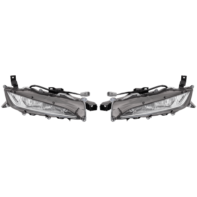 Replacement Fog Light OE Replacement, Front, Driver & Passenger Side, 1-year unlimited-mileage warranty SET-RL10750025AQ