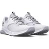 Trainingsschuh UNDER ARMOUR "UA W Charged Aurora 2", Gr. 41, weiß, weiß, metallic warm silber, Textil, Synthetik, sportlich, Schuhe