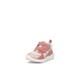 Lauflernschuh ECCO "Biom", Kinder, Gr. 20, rosa (weiß, rosa), Leder, Veloursleder, Textil, kontrastfarbene Details, casual, Schuhe, Babyschuh, Klettschuh, Halbschuh, Sneaker mit Klettverschluss