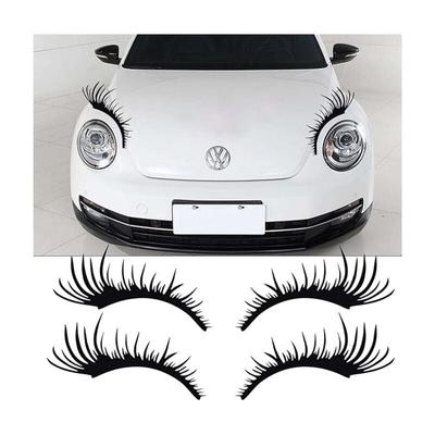 Schwarze Wimpern Aufkleber für Auto Wimpern Aufkleber Auto Dekor Aufkleber Wimpern Auto Aufkleber Image