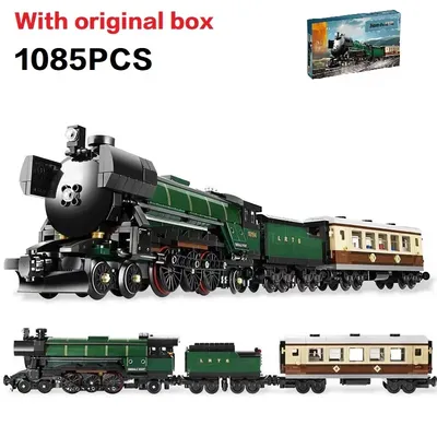 Mit Originalverpackung auf Lager 21005 10194 Smaragd Nachttrain Bausteine Ziegel Geburtstag Image