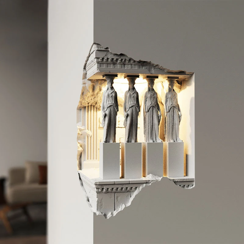 Moderne Wandleuchten für den Innenbereich, eingebettete Eckwandleuchte für Schlafzimmer, Wohnzimmer, Wandleuchte, Nachttisch-Wandleuchte, Beleuchtung