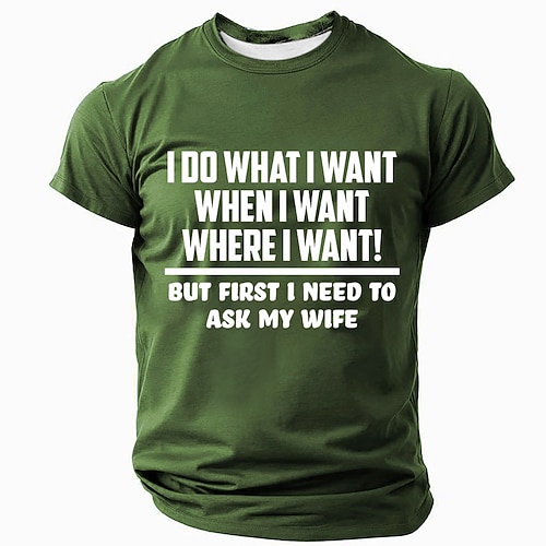 Herren T Shirt Lustig Rundhalsausschnitt Bekleidung 3D-Druck Party Ferien Kurzarm Vintage Cool Image