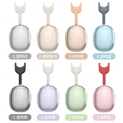 Hülle für Airpods max Kopfhörer, weiche TPU, kratzfeste Schutzhülle, kabelloses Kopfhörerzubehör für Apple AirPods Max USB C Image