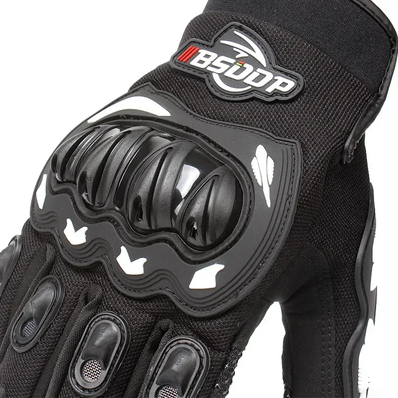 Atmungsaktive Vollfinger-Motorradhandschuhe für den Sommer, Offroad-Schutz für Motocross-Rennen und Outdoor-Sportschutzzubehör Image