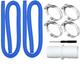 2pc Pool Hoses for Above Ground Pools 1.25 x 59 Inch Pool Filter Pump Hoses Compatible with Intex Pool Filter Pump 607 637